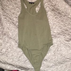 Olive Green Body Suit